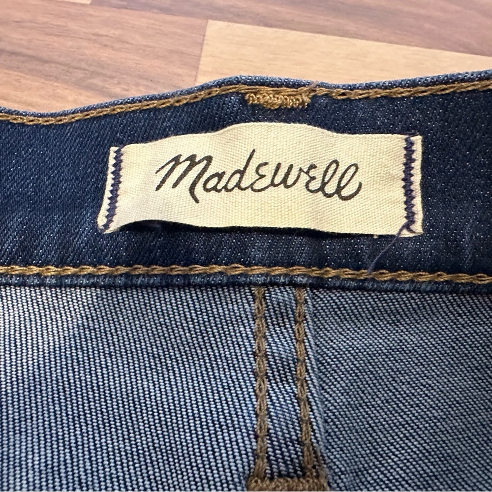 Madewell High Rise Denim Shorts Blue Size 24 - Picture 8 of 12